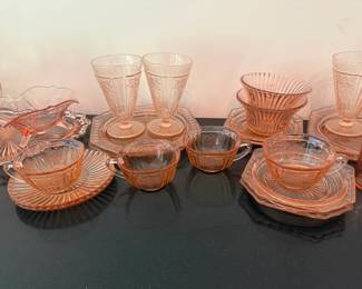 Vtg Glassware