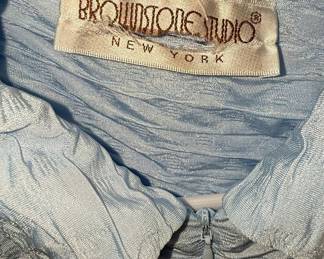 Brownstone Studio Seersucker Zip-Front Robe