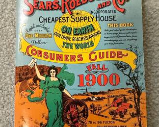 1900 Sears, Roebuck and Co. Consumers Guide Catalog (1970 Reprint)
