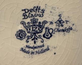 Chemkefa Delft Blauw Jan Steen Style Decorative Plate