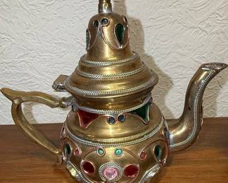 Moroccan Style Brass Teapot