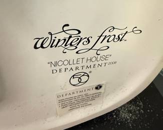 Department 56 Winters Frost Nicollet House