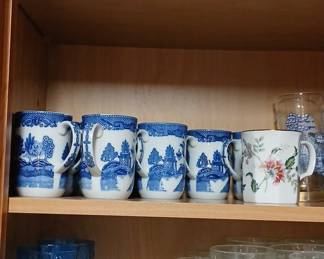 Spode Blue Italian Style Ceramic Mug Collection