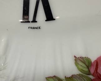 Le Trefle Limoges Porcelain Wall Clock