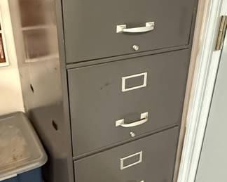Vintage Metal Filing Cabinets