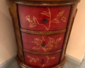 Stein World Hand Painted Floral Corner Commode