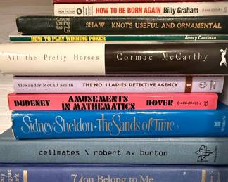 Collection of Assorted Hardcover Biographies and Fiction