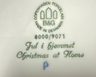 Bing & Grondahl Christmas Plates (1971 & 1984)