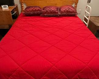 Full Size Pine Spindle Headboard Style