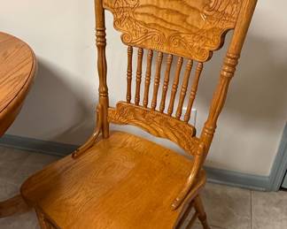 Oak Spindle Back Dining Set Style