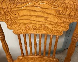 Oak Spindle Back Dining Set Style