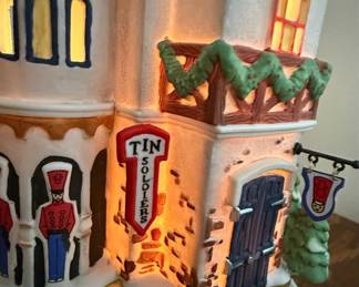 Dept 56 Dickens Village Brownlow House & Tin Soldier Shop