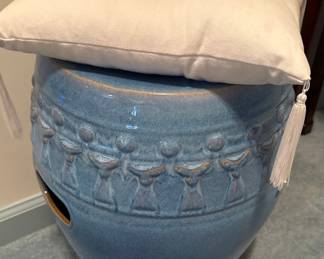 Chinese Blue & White Porcelain Garden Stool