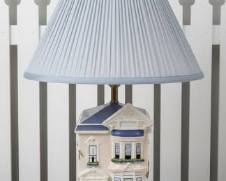 Department 56 Victorian House Ceramic Table Lamp