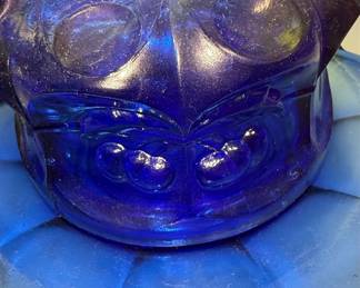 Cobalt Blue Glass Kitchenware Collection