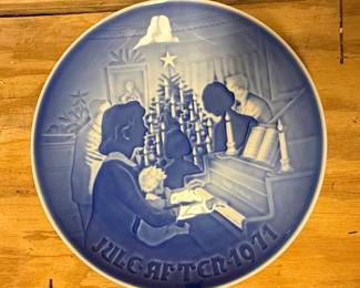 Bing & Grondahl Christmas Plates (1971 & 1984)