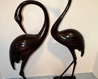 Bombay Company Crane Figurine Pair