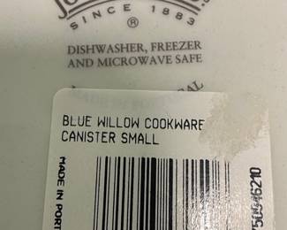 Johnson Brothers Blue Willow Small Canister
