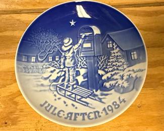 Bing & Grondahl Christmas Plates (1971 & 1984)