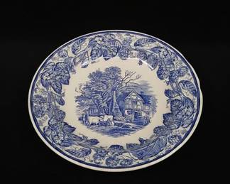 Spode Blue Room Collection Coaching Scenes Serving Bowl