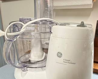 GE 4-Speed Food Processor