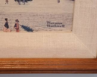 Norman Rockwell "Stockbridge Main Street at Christmas" Print