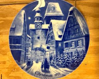 1971 Berlin Design Rothenburg on Tauber Christmas Plate
