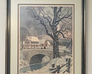 David Wright Winter Memories Limited Edition Print 167/500