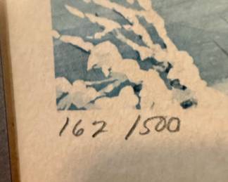 David Wright Winter Memories Limited Edition Print 167/500