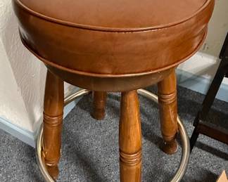 Mid-Century Modern Style Swivel Bar Stool