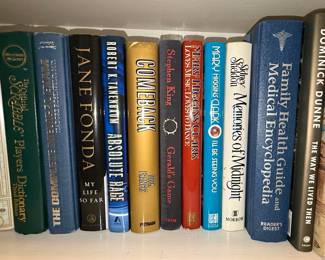Collection of Assorted Hardcover Biographies and Fiction