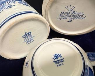 Delft Blue Windmill Ceramics Set
