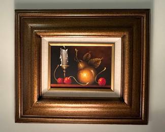 C. John Wallace Style Still Life Painting