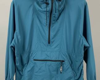 L.L.Bean Teal Nylon Anorak Jacket