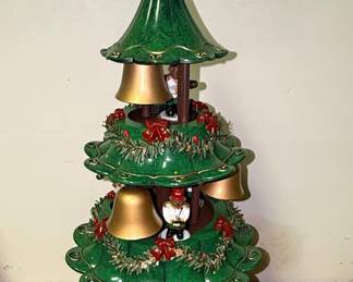 Animated Musical Christmas Tree with Bears
