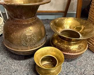 Norleans "All Famous Havana 5c" Brass Spittoon Style Bowls