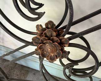 Wrought Iron Fan Style Transom Grilles