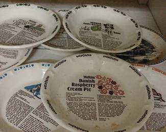 Watkins Recipe Pie Plates (Set of 6) - Various Recipes