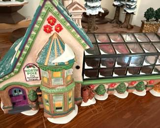 Department 56 North Pole Greenhouse, Dickens Village Dursley Manor & Theatre Royal
