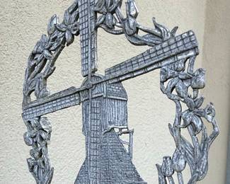 Windmill & Tulip Motif Wind Chime