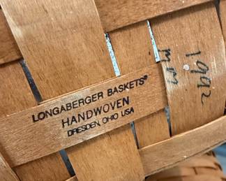 Longaberger Handwoven Basket Set