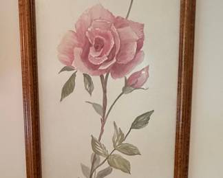 Kay DeMund Platt "Elegant Beauty" Rose Print