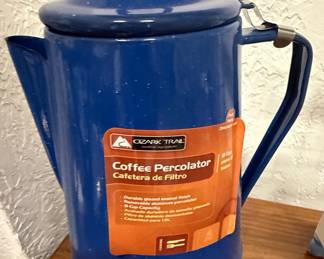 Ozark Trail 8-Cup Enamel Coffee Percolator