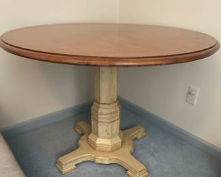 Neoclassical Style Pedestal Dining Table