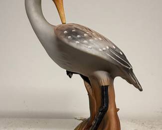 Capodimonte Visconti Heron Porcelain Figurine