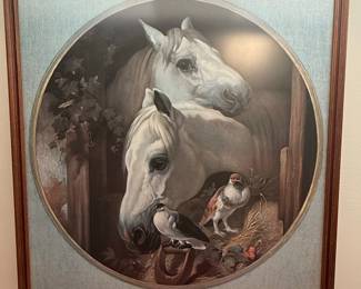Pharaoh's Horses by John Frederick Herring Framed Print