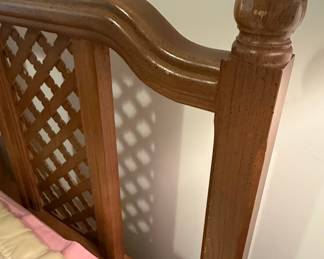 Dixie Furniture Spanish Mediterranean Lattice King Bed Frame
