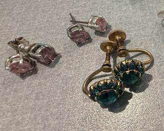 Assorted Vintage Costume Earrings Collection