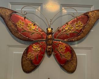 Metal Butterfly Wall Art