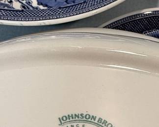 Johnson Brothers Willow Pattern Dinnerware Set